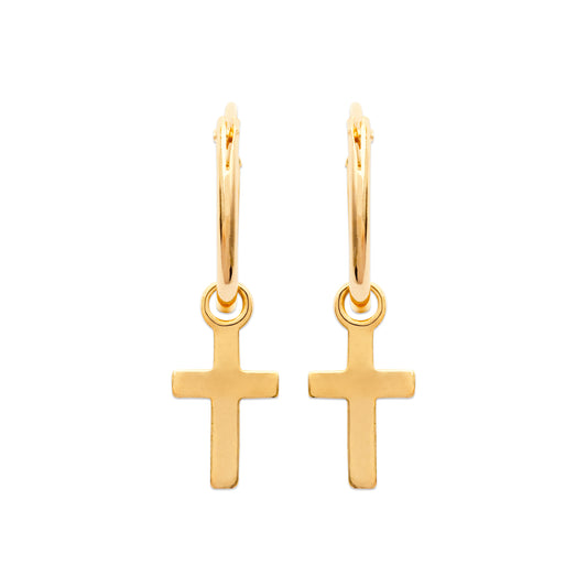 Boucles d'oreilles Croix